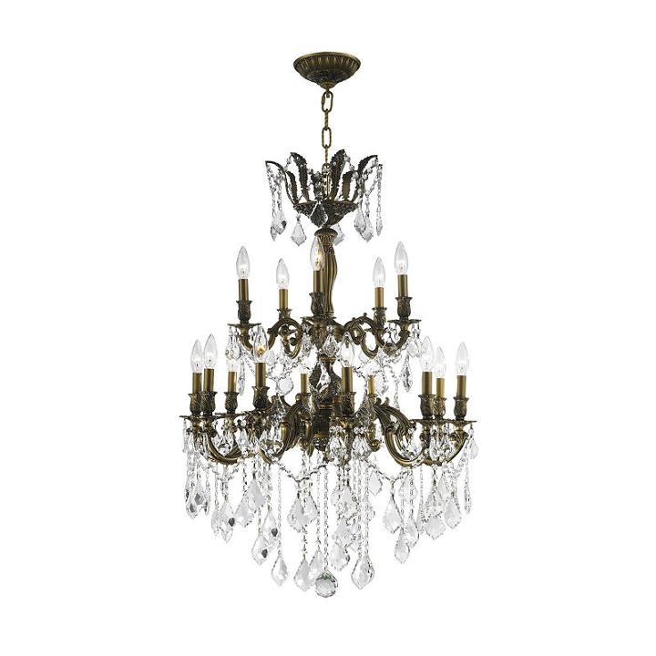 Versailles Collection 15 Light 2-tier Clear Crystal Chandelie