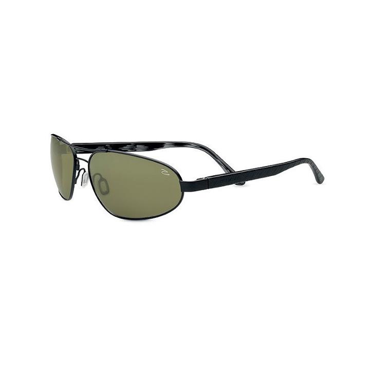 Serengeti Sunglasses Flex Series: Monza / Frame: Satin Black/black Tortoise Laser Lens: Polar Phd 555nm