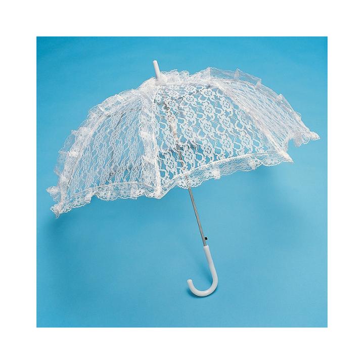 Deluxe Lace Parasol Womens 2-pc. Dress Up Accessory