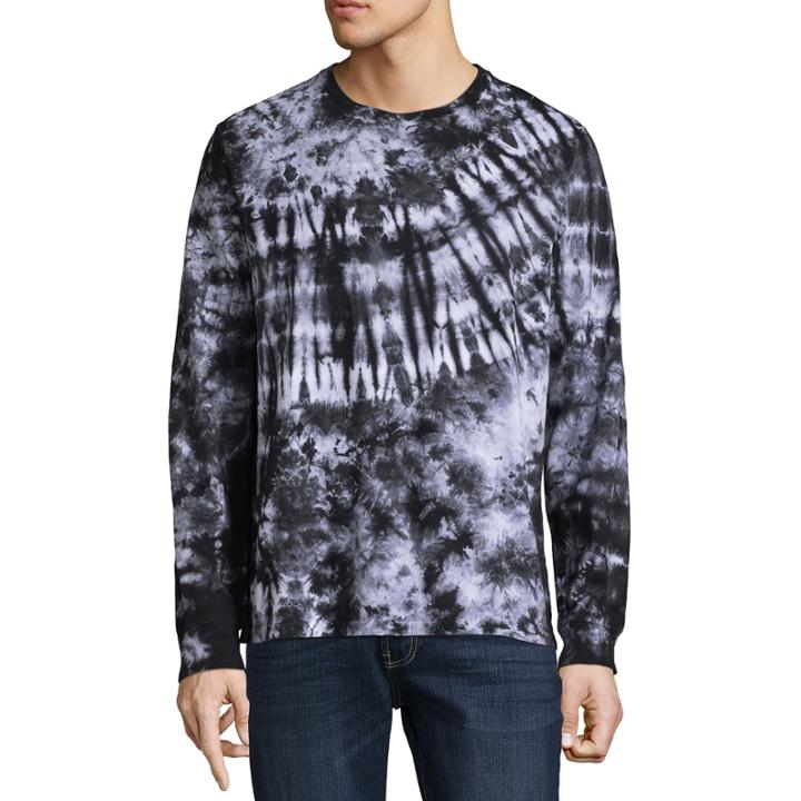 Arizona Long Sleeve Crew Neck Tie Dye T-shirt