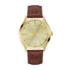 Caravelle Mens Brown Strap Watch-44b119