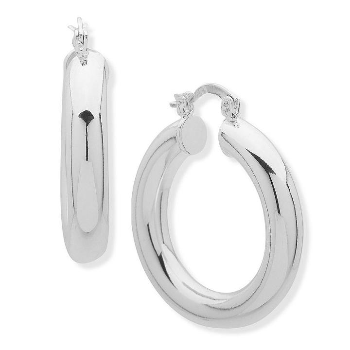Gloria Vanderbilt Brass 34.2mm Hoop Earrings
