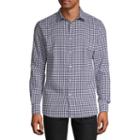 Axist Long Sleeve Checked Button-front Shirt