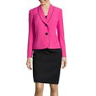 Le Suit Long-sleeve Shawl Collar Skirt Suit Set