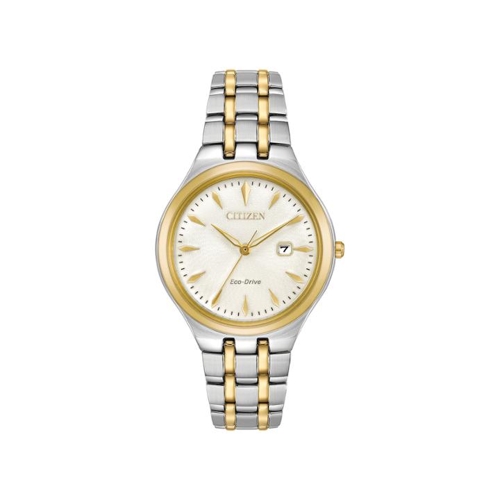 Citizen Womens Two Tone Strap Watch-ew2494-54a