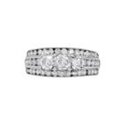 Limited Quantities 2 Ct. T.w. Diamond 14k White Gold Three-stone Engagement Ring