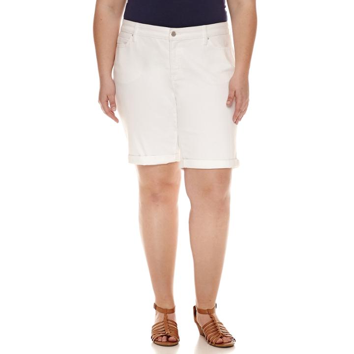 A.n.a 10 Denim Bermuda Shorts-plus