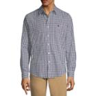 U.s. Polo Assn. Long Sleeve Plaid Button-front Shirt-slim