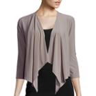 R & M Richards 3/4-sleeve Lace-back Shrug