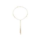 Monet Jewelry White Goldtone Long Tassel Necklace