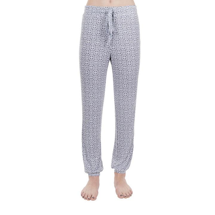 Lissome Drawstring Printed Self Cuff Jogger Pant - Plus
