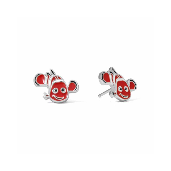 Disney Nemo Sterling Silver Enamel Stud Earrings