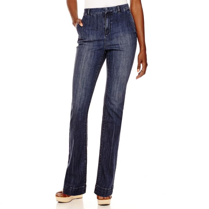 Liz Claiborne Original-fit Flare-leg Jeans