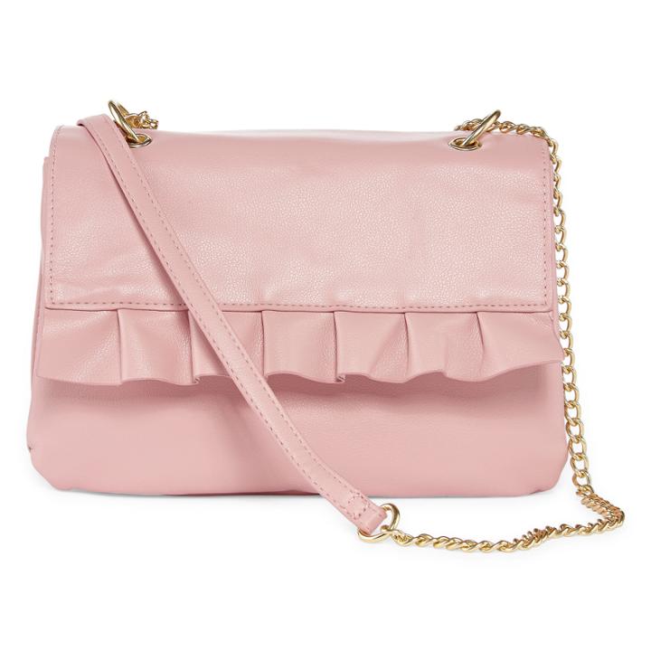 T-shirt & Jeans Ruffle Shoulder Bag