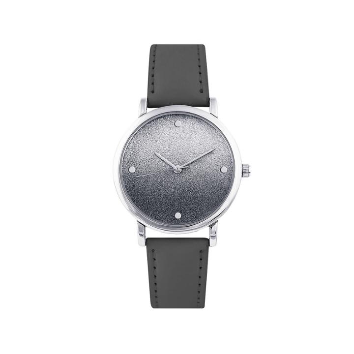 Mixit Glitter Dial Womens Black Strap Watch-pts2325slbk