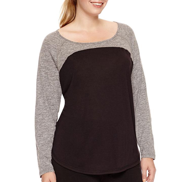 Xersion™ Studio Long-sleeve Baseball T-shirt - Plus