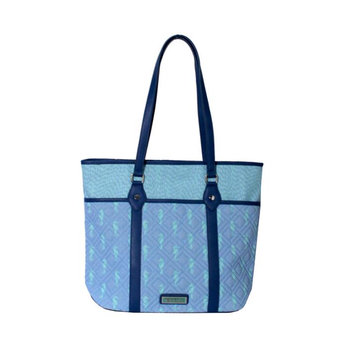 Waverly Seahorse Tote Bag