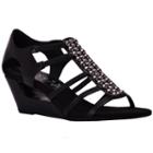 New York Transit Bold Action Womens Wedge Sandals