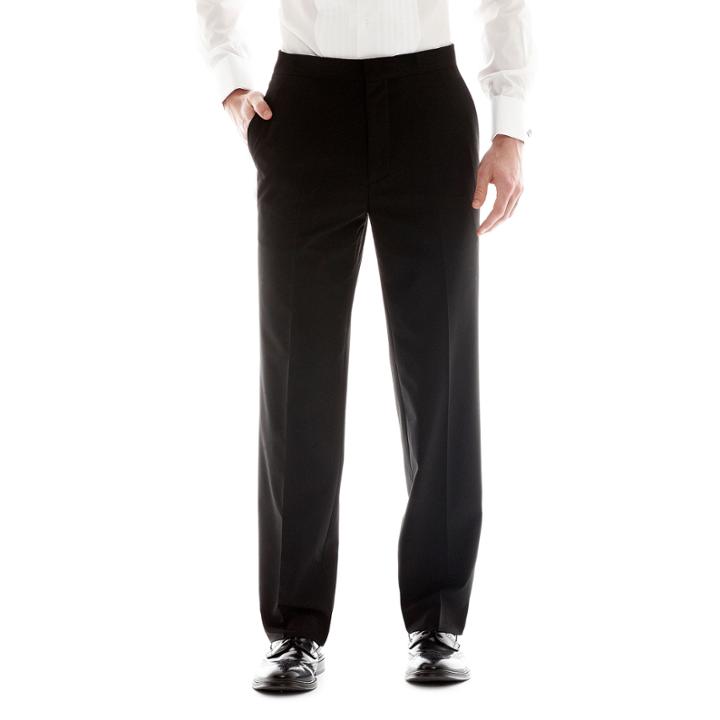 Jf J. Ferrar Flat-front Tuxedo Pants - Classic