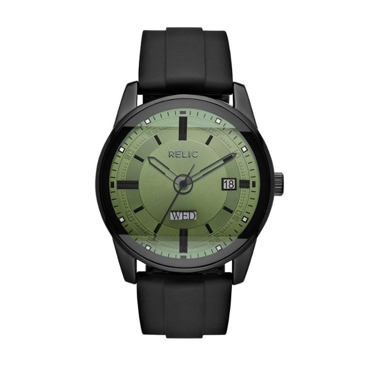 Relic Mens Black Strap Watch-zr12227