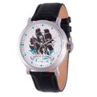 Disney Pirates Of The Carribean Mens Black Strap Watch-wds000369