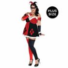 Dc Comics - Super Villains Harley Quinn Plus Sizeoutfit - Plus Size