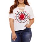 Short Sleeve Snack Team Graphic T-shirt- Juniors Plus