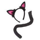 Spooky Streets Cat Ears And Tail Set Dress Up Costume Womens