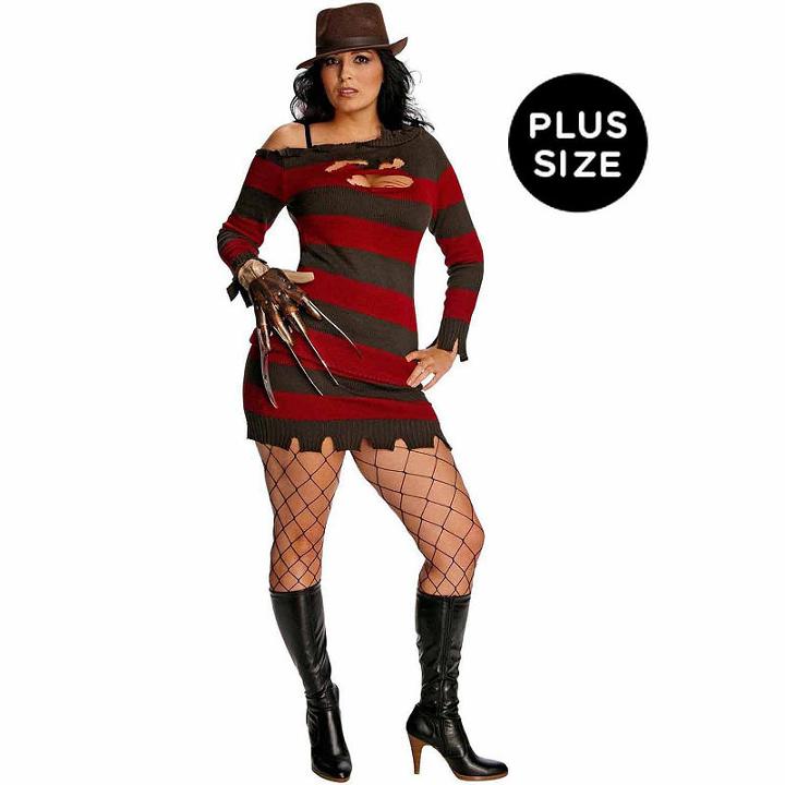 A Nightmare On Elm Street - Miss Krueger Adult Plus Costume - One-size (plus)