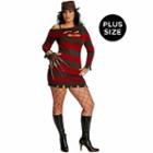 A Nightmare On Elm Street - Miss Krueger Adult Plus Costume - One-size (plus)