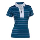 Nancy Lopez Golf Crystal Short Sleeve Polo
