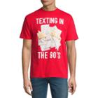 Vintage Texting Short-sleeve Graphic T-shirt