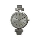 Olivia Pratt Womens Silver Tone Strap Watch-15143silver