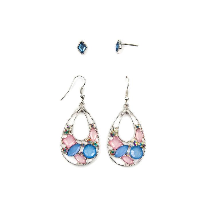 Arizona 4-pc. Multi Color Earring Sets
