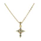 1928 Religious Jewelry Womens Gray Cross Pendant Necklace