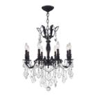 Versailles Collection 8 Light Clear Crystal Chandelier