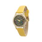 Olivia Pratt Womens Yellow Strap Watch-40002yellow