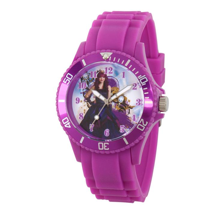 Disney Descendants Womens Purple Strap Watch-wds000246