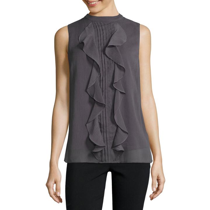 Alyx Sleeveless Mock Neck Blouse