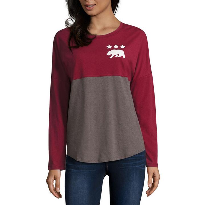 Long Sleeve Scoop Neck Graphic T-shirt