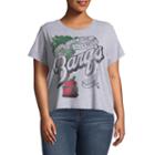 Short Sleeve Barq's Boxy T-shirt- Juniors Plus