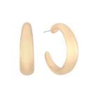 Gloria Vanderbilt Gold-tone C-hoop Earrings