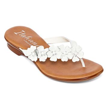 Italiana By Italian Shoemakers Sheila Womens Flip-flops