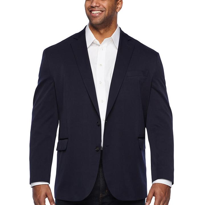 Stafford Life In Motion Classic Fit Sport Coat - Big And Tall