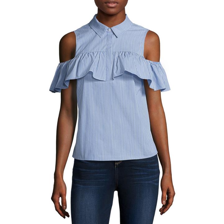 Belle + Sky&trade; Cold-shoulder Shirt