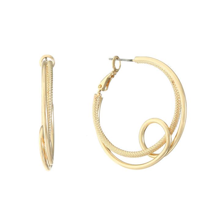 Monet Jewelry 40mm Hoop Earrings