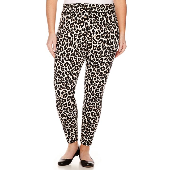 Mixit&trade; Print Knit Leggings - Plus