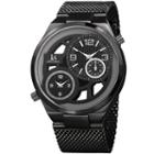 Joshua & Sons Mens Black Strap Watch-j-111bk