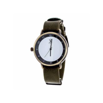 Brooklyn Exchange Mens Green Strap Watch-nwl378875ag-ol