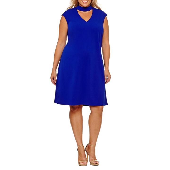 Ronni Nicole Sleeveless Sheath Dress-plus